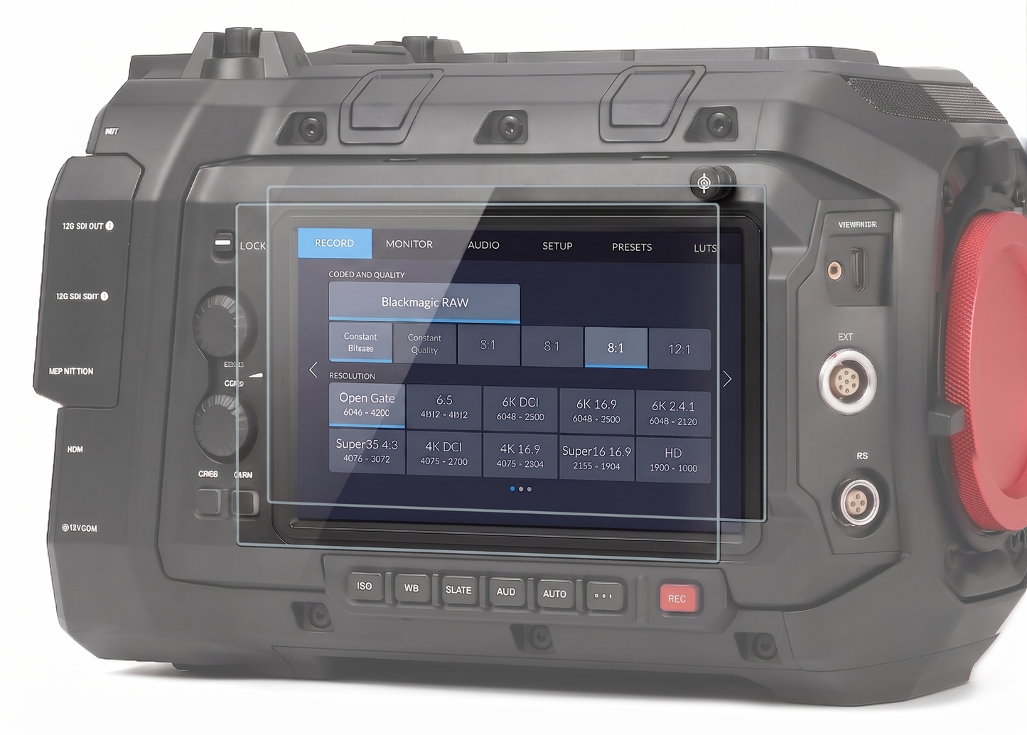 Tempered Glass Screen Protector for URSA Cine
