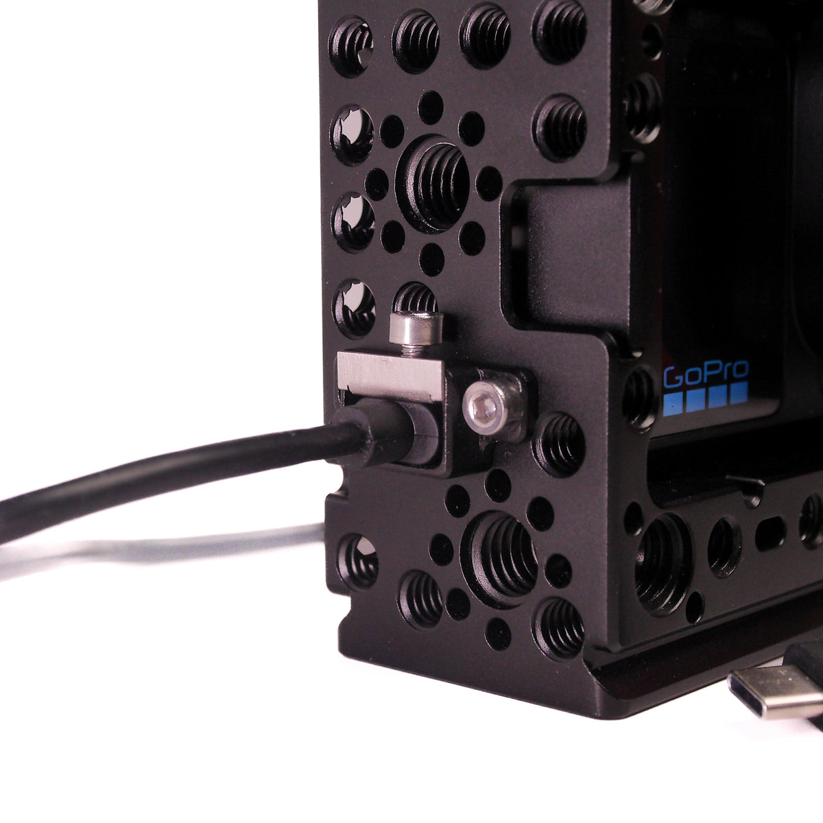 XLCS Cage for GoPro Mission 1 Pro ILS Cable Lock 2
