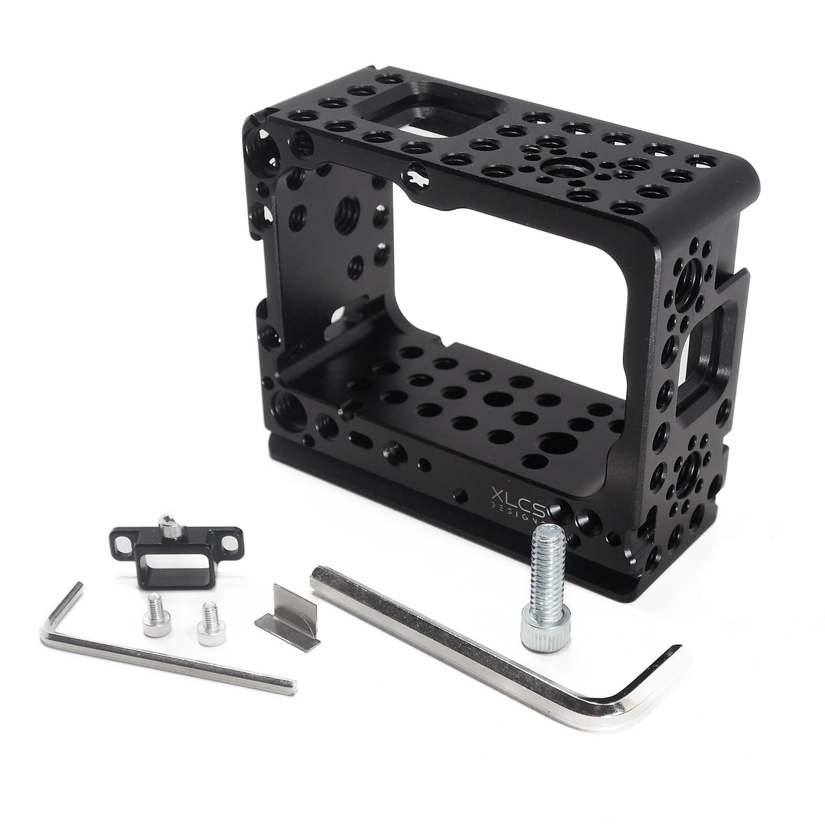 XLCS Stormwarden GoPro MISSION 1 ILS cage with mounting hardware